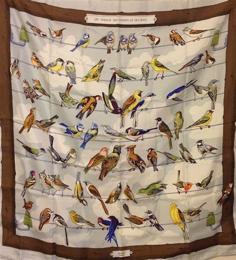 hermes birds scarf|real hermes scarf.